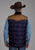 Roper Mens Insulated Western Blue/Tan 100% Polyester Softshell Vest