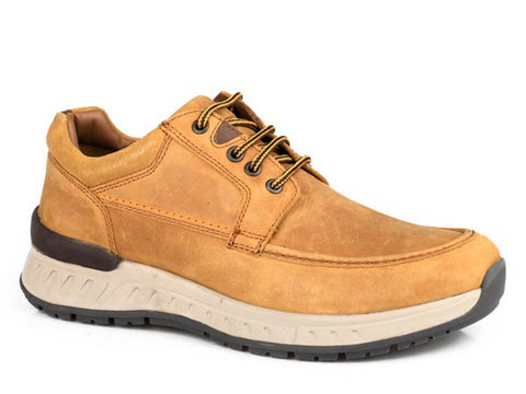 Roper Mens Dean Tan Leather Sneakers Shoes