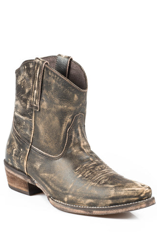 Roper Womens Dusty Brown Leather Cowboy Boots