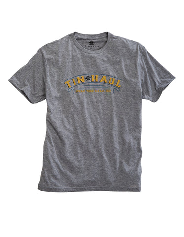 Tin Haul Unisex Yellow Wear Your Metal Out Grey Poly/Cotton S/S T-Shirt