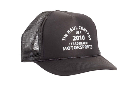 Tin Haul Unisex 2010 Motorsports Dark Gray 100% Polyester Trucker Cap