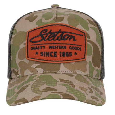 Stetson Unisex Quality Western Goods Camo Cotton Blend Baseball Cap Hat