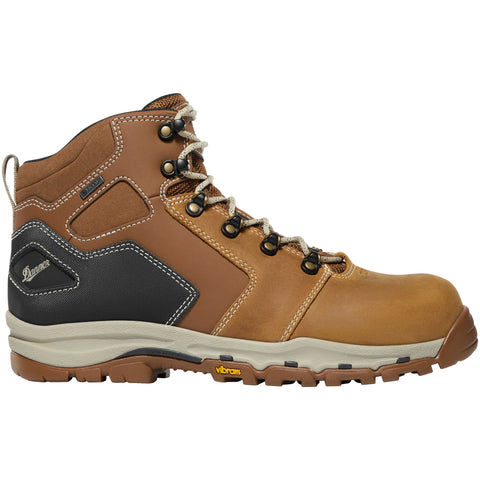 Danner Mens Vicious Tan/Black Leather Work Boots