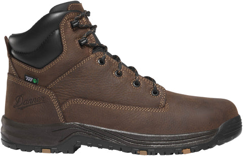Danner Mens Caliper 6in Hot AL ESD Medium Brown Leather Work Boots