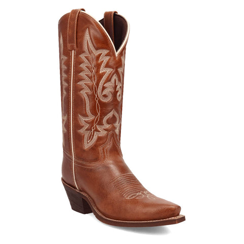 Laredo Womens Carly Honey Leather Cowboy Boots