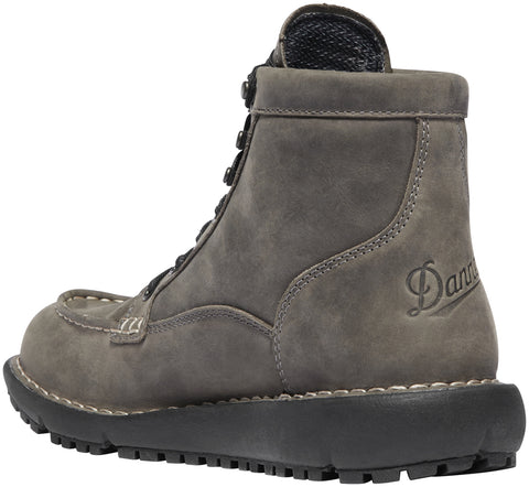Danner Womens Logger Moc 917 GTX Charcoal Nubuck Work Boots