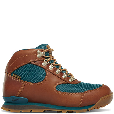 Danner Womens Jag II Brown/Deep Teal Suede Work Boots