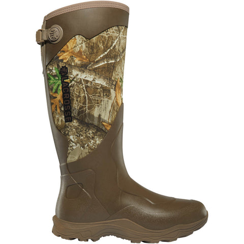 Lacrosse Mens Alpha Agility Realtree Edge Rubber Work Boots