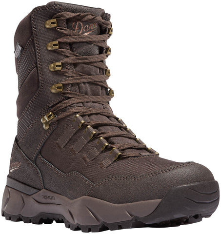 Danner Mens Vital 8in Brown Leather Hunting Boots