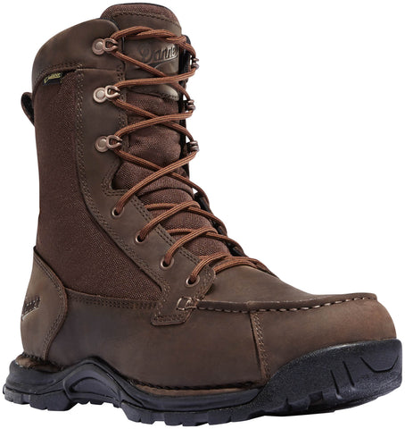 Danner Mens Sharptail 8in Dark Brown Leather Hunting Boots