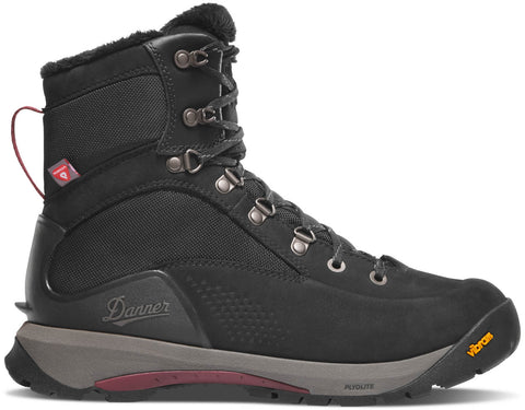 Danner Womens Inquire Tall 7in 200G Jet Black Suede Hiking Boots