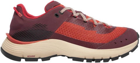 Danner Womens Trail Junction 3in Chocolate/Rhodo Red Leather Hiking Shoes