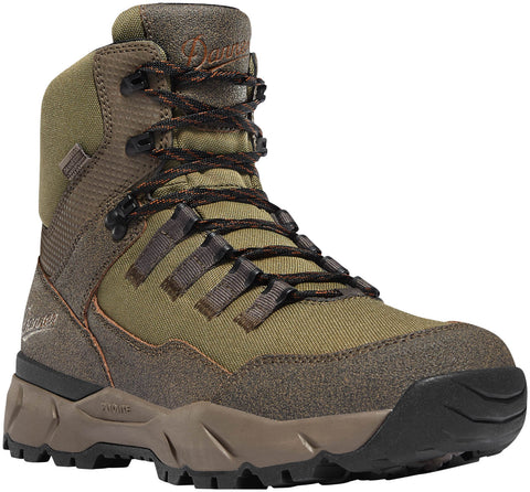 Danner Mens Vital Trail 5in Brown/Olive Leather Hiking Boots