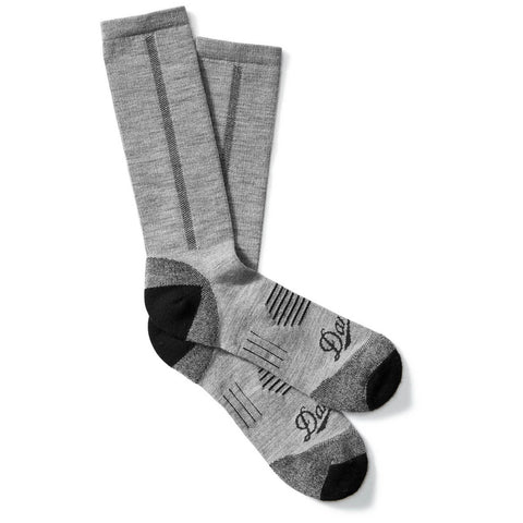 Danner Unisex Lightweight Hiking Gray Wool Blend Crew Socks
