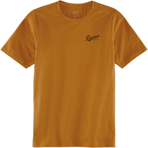 Danner Mens 1932 Tee Mustard 100% Cotton S/S T-Shirt