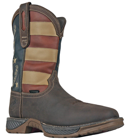 Hoss Boots Mens We The People Soft Toe Brown Leather Work Boots