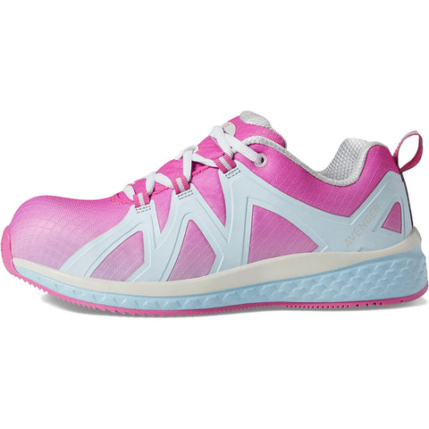 Avenger Womens Haven CN Pink/Grey Work Boots