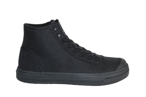 Avenger Mens Blade 8 Eye Black Canvas Work Shoes