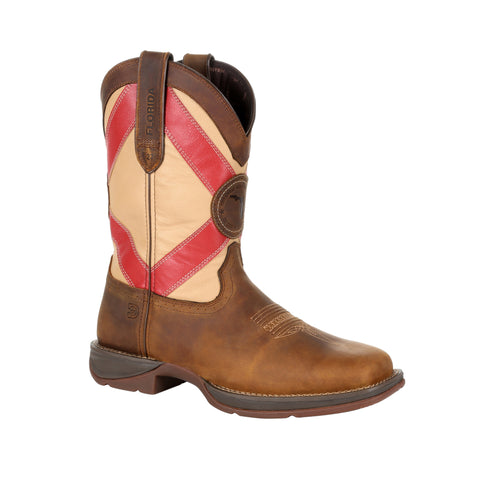 Durango Mens Florida Flag Leather Cowboy Boots