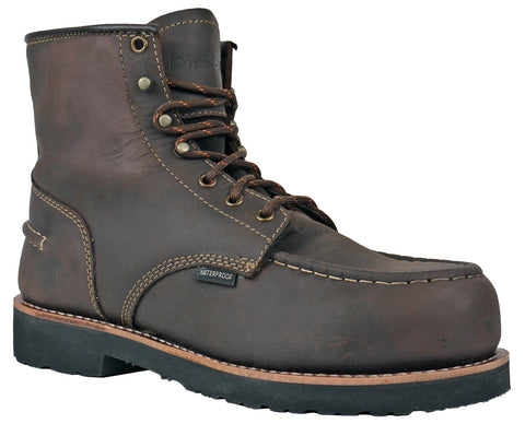 DieHard Mens Monte Composite Toe Brown Leather Work Boots
