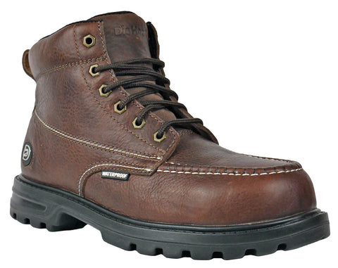 DieHard Mens Tundra CT WP SR EH Brown Leather Work Boots