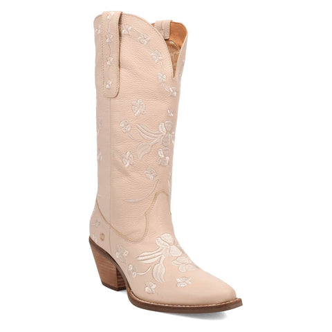 Dingo Womens Love Bug Sand Leather Cowboy Boots