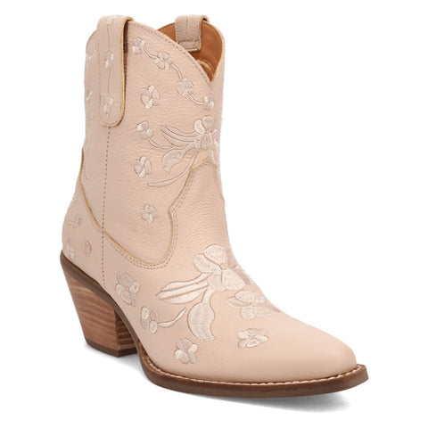 Dingo Womens Sweetheartie Sand Leather Cowboy Boots