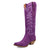 Dingo Womens Movin On Purple Suede Cowboy Boots
