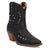 Dingo Womens Preciousie Black Leather Cowboy Boots