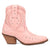 Dingo Womens Preciousie Pink Leather Cowboy Boots