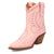 Dingo Womens Preciousie Pink Leather Cowboy Boots