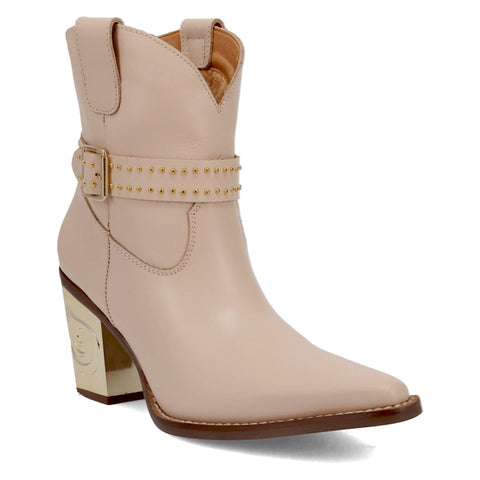 Dingo Womens Milan Bootie Sand Leather 7in Ankle Boots