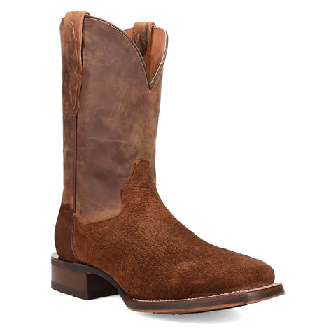 Dan Post Mens Snyder Tan/Brown Leather Cowboy Boots