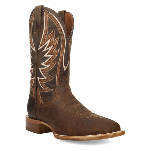 Dan Post Mens Boars Run Wild Rust Wild Boar 12in Cowboy Boots