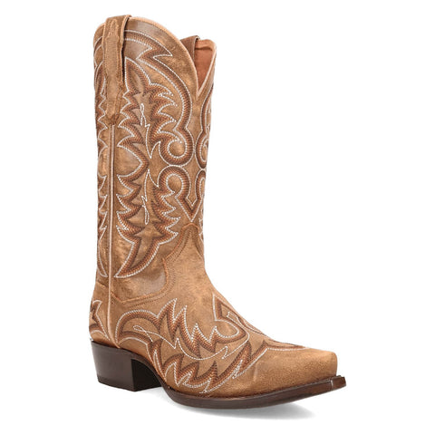 Dan Post Mens Triton Tan Leather Cowboy Boots