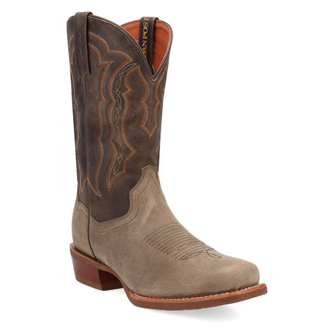 Dan Post Womens Creed Grey Leather 12in Cowboy Boots