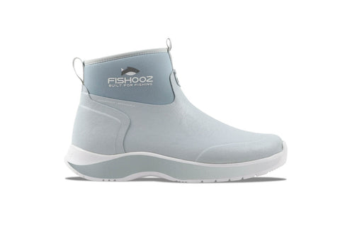 Fishooz Mens DryRun Ankle Ghost/White Rubber Hunting Boots