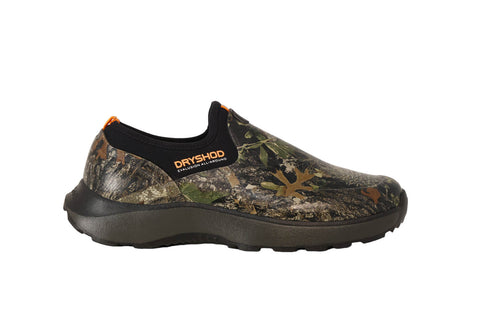Dryshod Mens Evalusion Super Lightweight Camo Rubber Slip-On Shoes