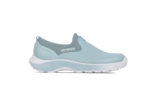 Dryshod Mens Evalusion All-Around Blue/White Rubber Slip-On Shoes