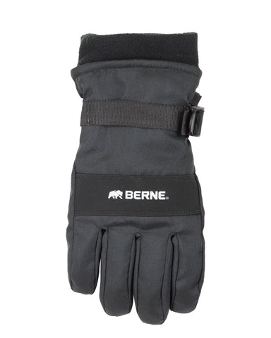 Berne Womens Heavy-Duty Insulated Work Black Synthetic Gloves