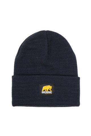 Berne Mens Navy Acrylic Knit Cap
