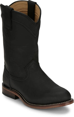 Justin Womens Holland Ink Leather Cowboy Boots