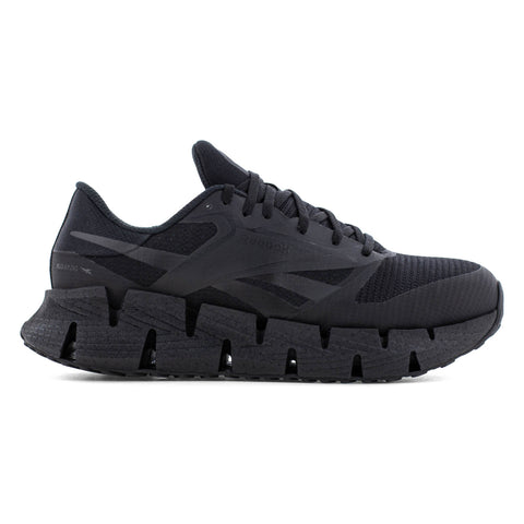 Reebok Womens Floatzig Athletic Composite Toe Black Mesh Work Shoes