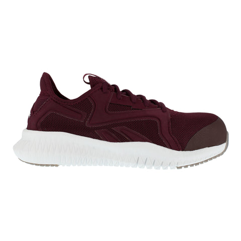 Reebok Womens Burgundy Mesh Work Shoes Flexagon 3.0 Athletic CT
