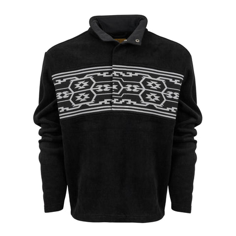 STS Ranchwear Mens Steamboat Black/White 100% Polyester Pullover Sweater