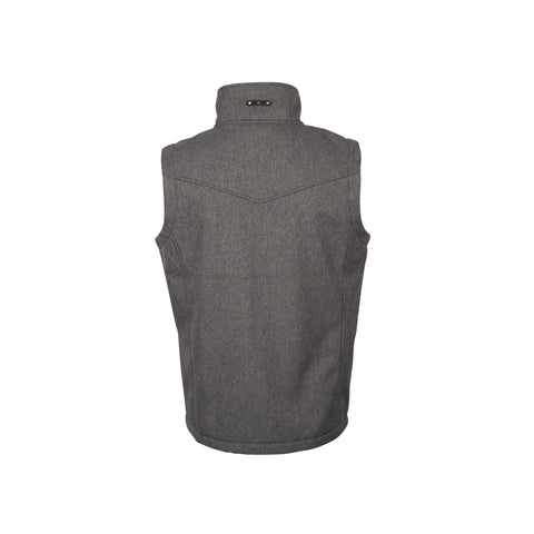 STS Ranchwear Youth Unisex Slack Heather Gray Poly/Spandex Softshell Vest