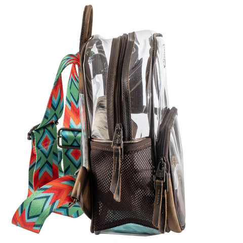 STS Ranchwear Womens Stadium Rules Clear Plastic Backpack