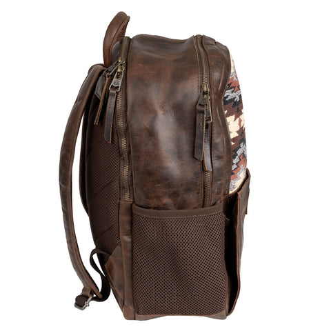 STS Ranchwear Womens Guadalupe Serape Valley Multi-Color Leather Backpack