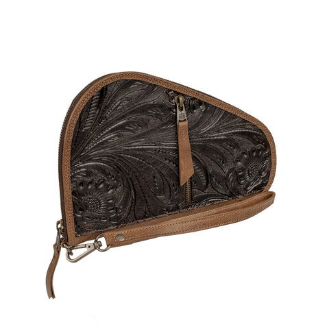 STS Ranchwear Unisex Boho Cowgirl Small Brown/Tan Leather Pistol Case