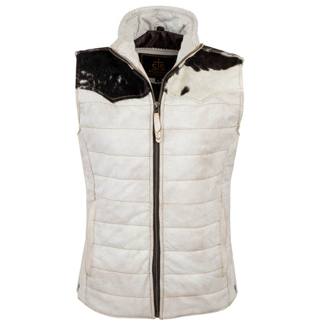 STS Ranchwear Womens Adalyn Cremello Leather Vest
